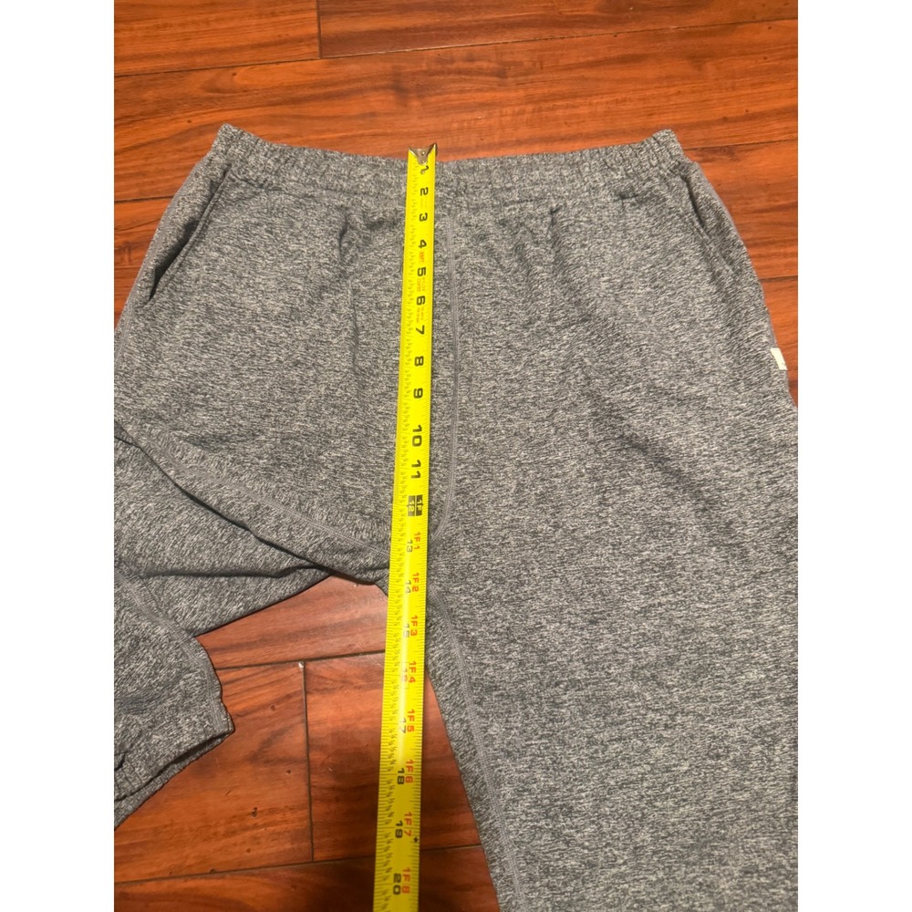 Vuori Mens Grey Heather Performance Jogger Sweatpants Size Large Elastic Waist - Picture 4 of 10